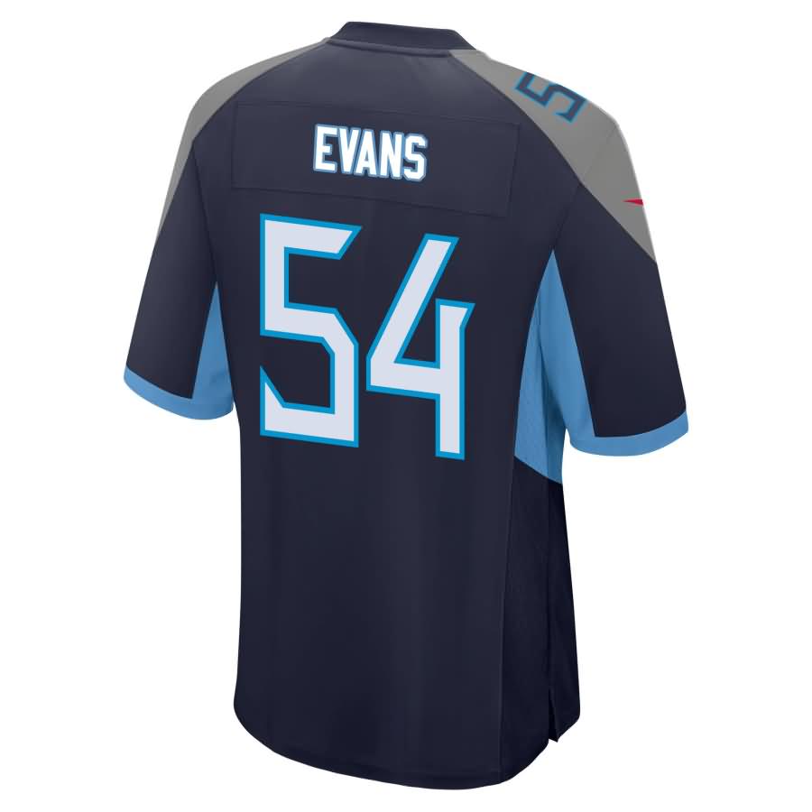 Rashaan Evans Tennessee Titans 2018 Nfl Draft First Round Pick Game Jersey Navy