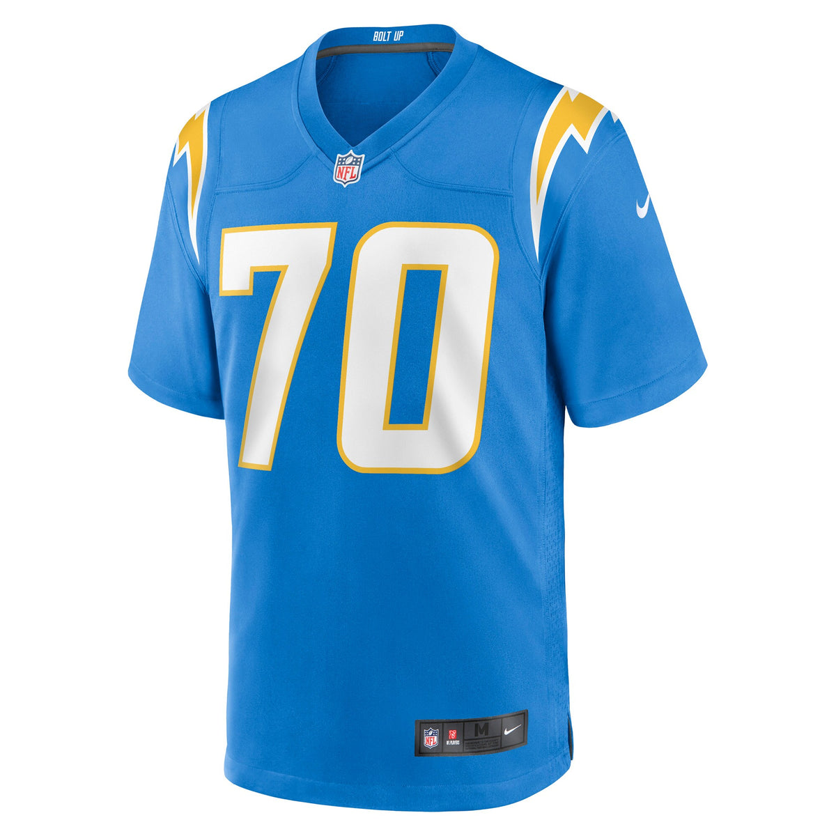Rashawn Slater Los Angeles Chargers 2021 Nfl Draft First Round Pick Game Jersey Powder Blue