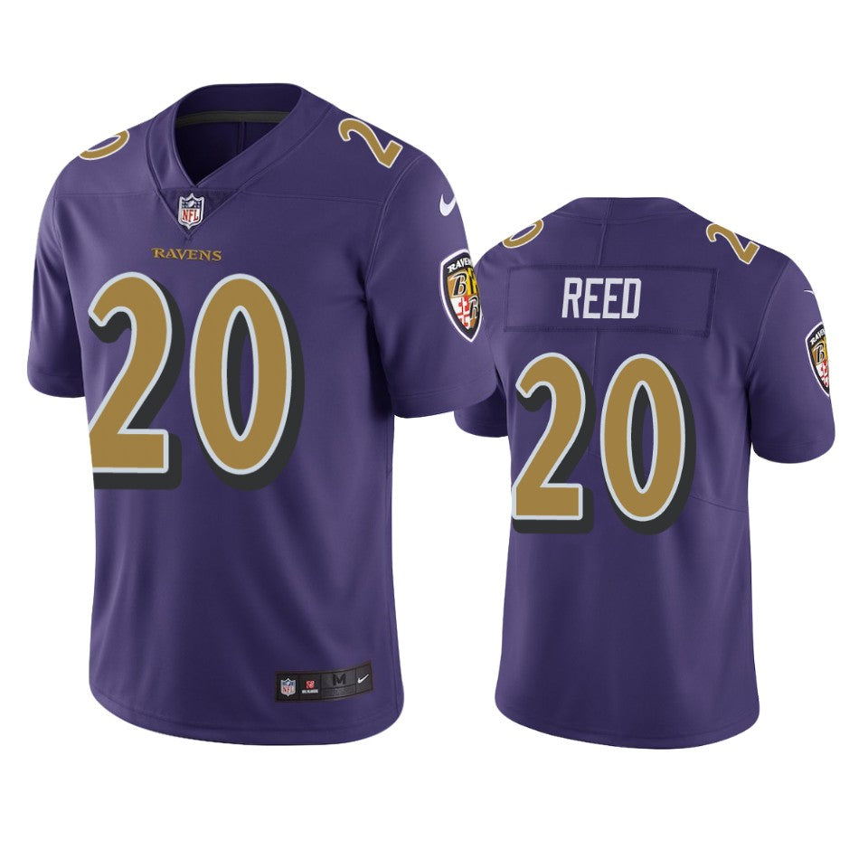 Ravens Ed Reed Purple Color Rush Limited Jersey