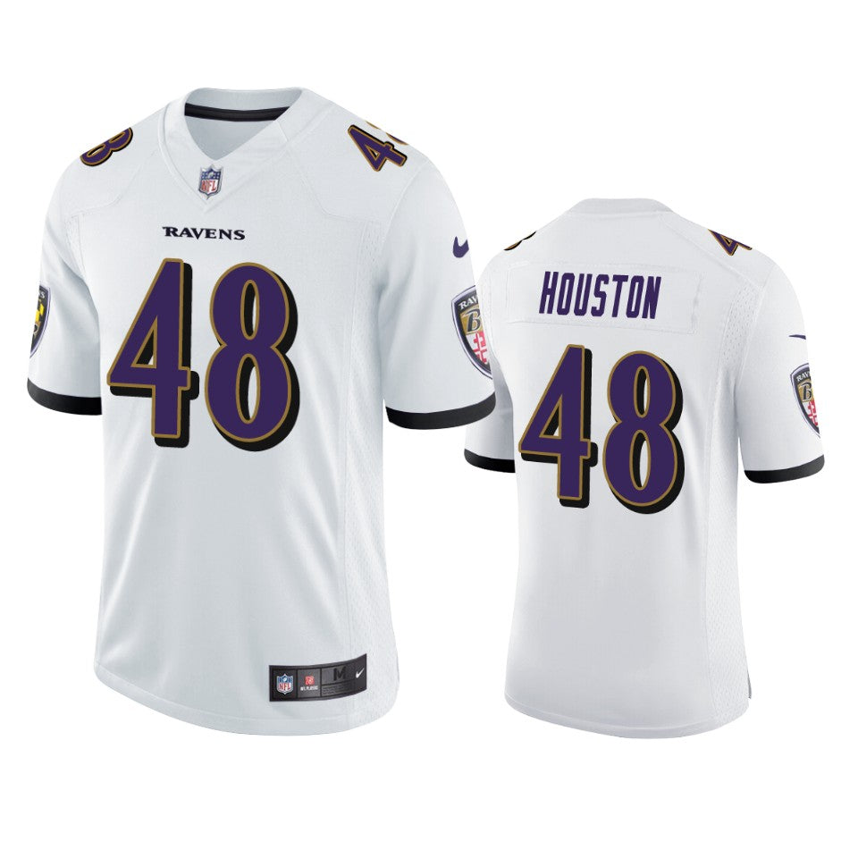 Ravens Justin Houston Vapor Limited White Jersey Mens