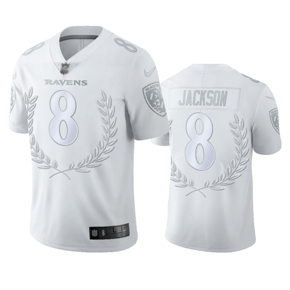 Ravens Lamar Jackson Platinum Mvp Limited Edition Jersey