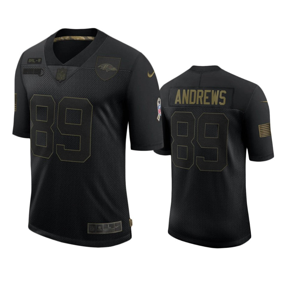 Ravens Mark Andrews Limited Jersey Black 2020 Salute To Service