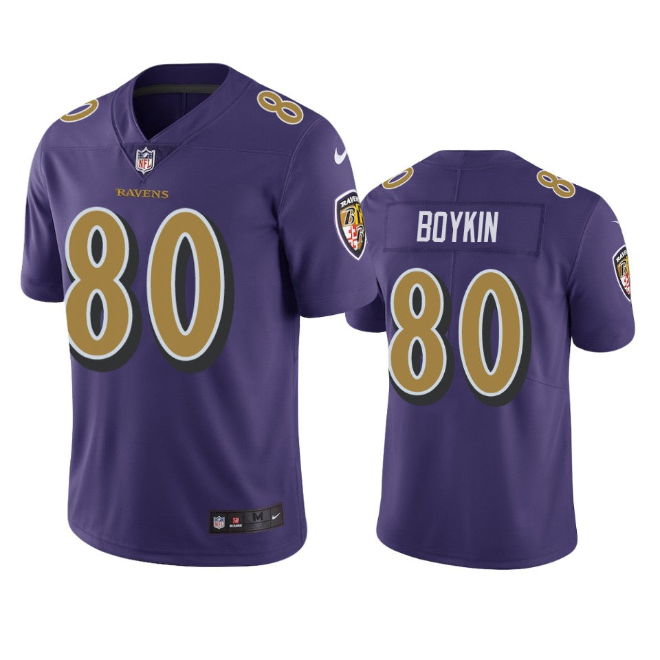 Ravens Miles Boykin Purple Color Rush Limited Jersey