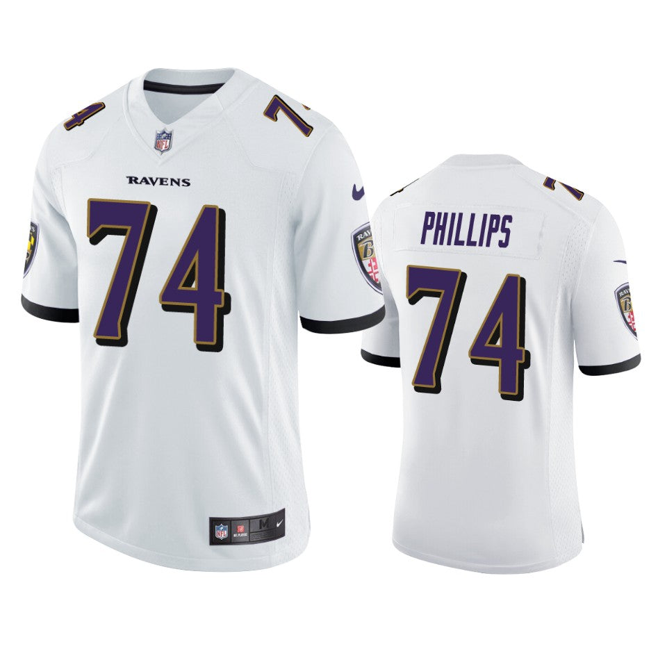 Ravens Tyre Phillips Vapor Untouchable Limited White Jersey Mens