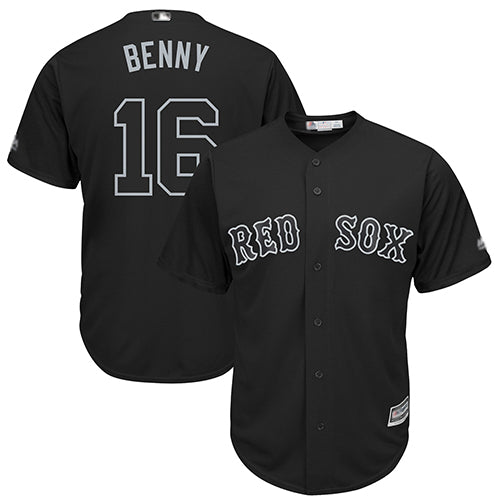 Red Sox 16 Andrew Benintendi Black Benny Players Weekend Cool Base Stitched Baseball Jersey