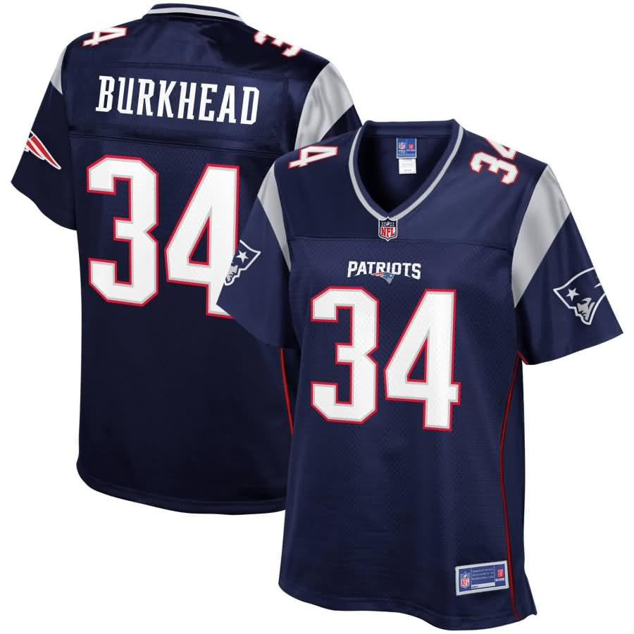 Rex Burkhead New England Patriots Nfl Pro Line Womens Player Jersey Navy