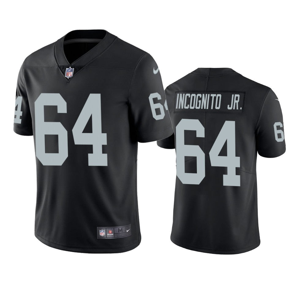 Richie Incognito Jr Oakland Raiders Black Vapor Limited Jersey