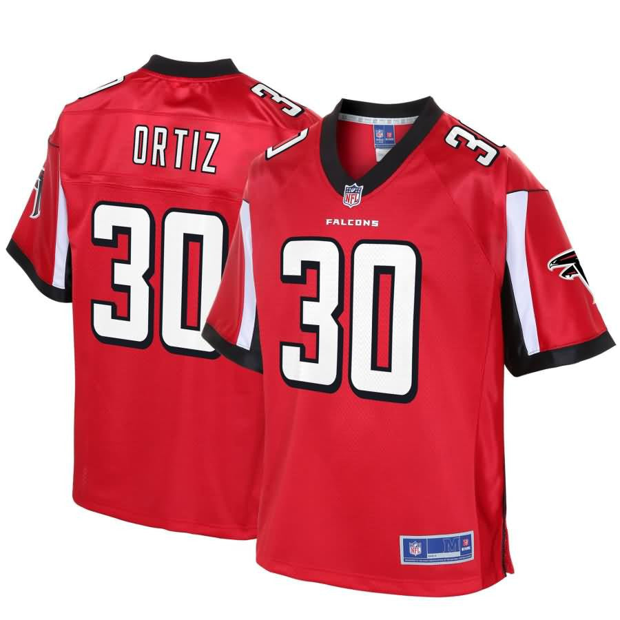 Ricky Ortiz Atlanta Falcons Nfl Pro Line Player Jersey Red