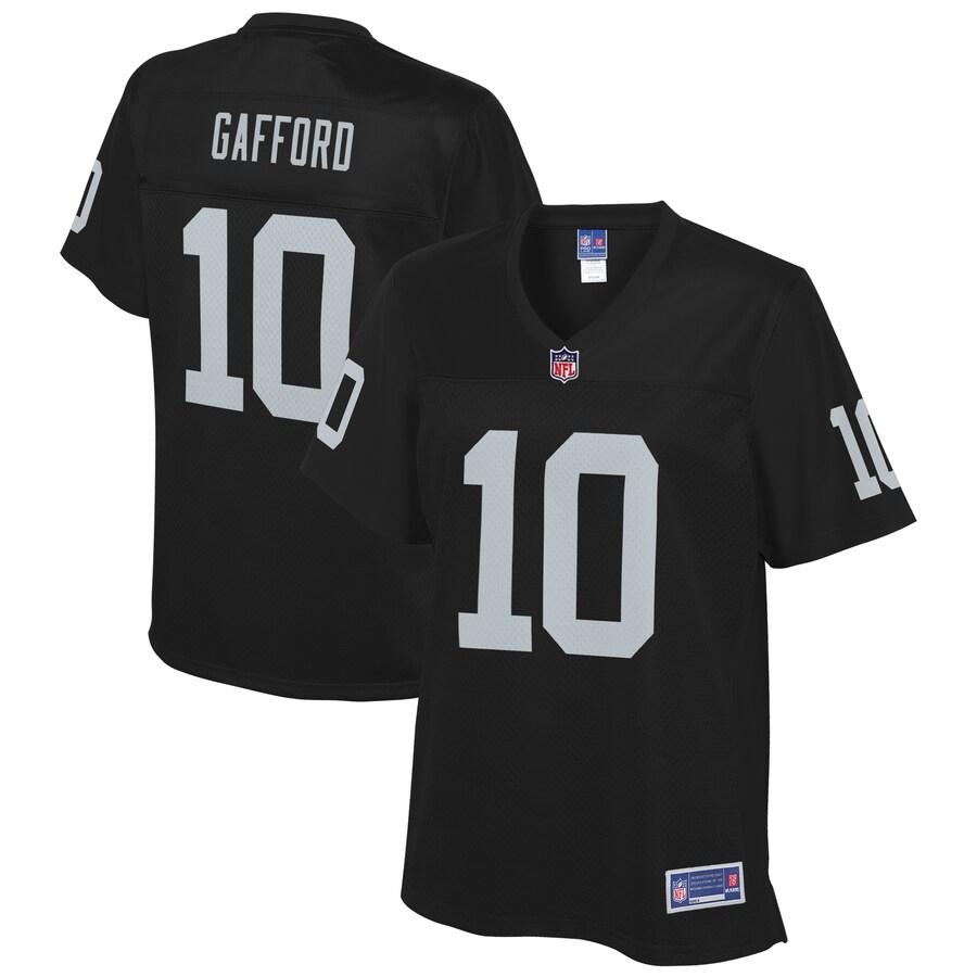 Rico Gafford Las Vegas Raiders Nfl Pro Line Womens Team Player Jersey Black