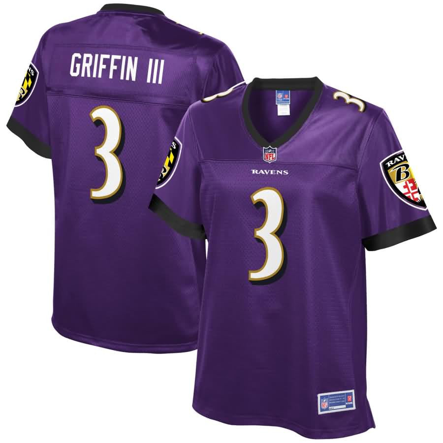 Robert Griffin Iii Baltimore Ravens Nfl Pro Line Womens Player Jersey Purple
