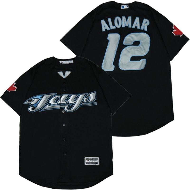 Roberto Alomar 12 Toronto Blue Jays 2020 Mlb Black Jersey