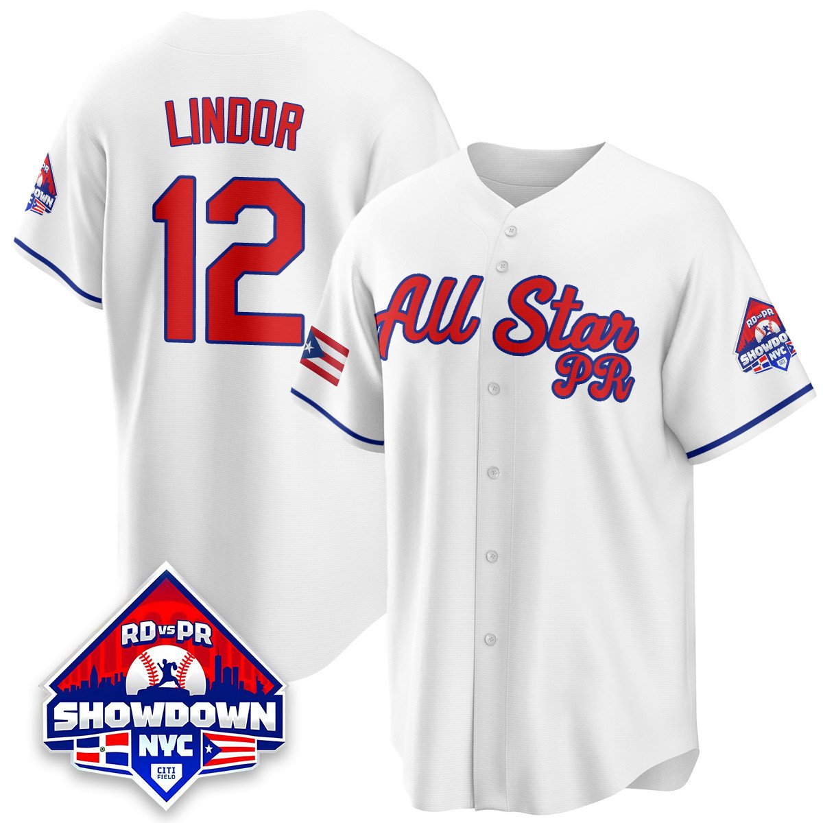 Roberto Alomar Jersey #12 Puerto Rican Baseball All-Star 2025 Stitched White