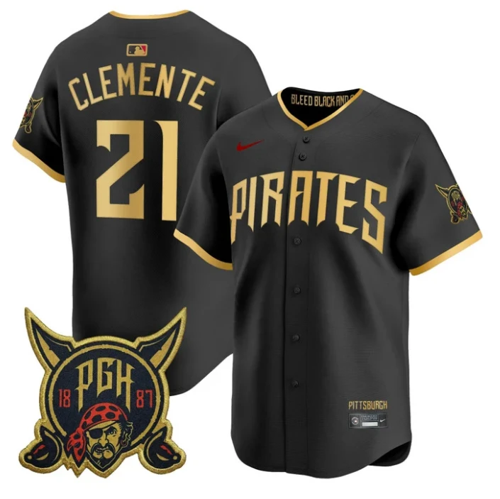 Roberto Clemente Jersey #21 Pittsburgh Pirates 2026 City Connect Stitched