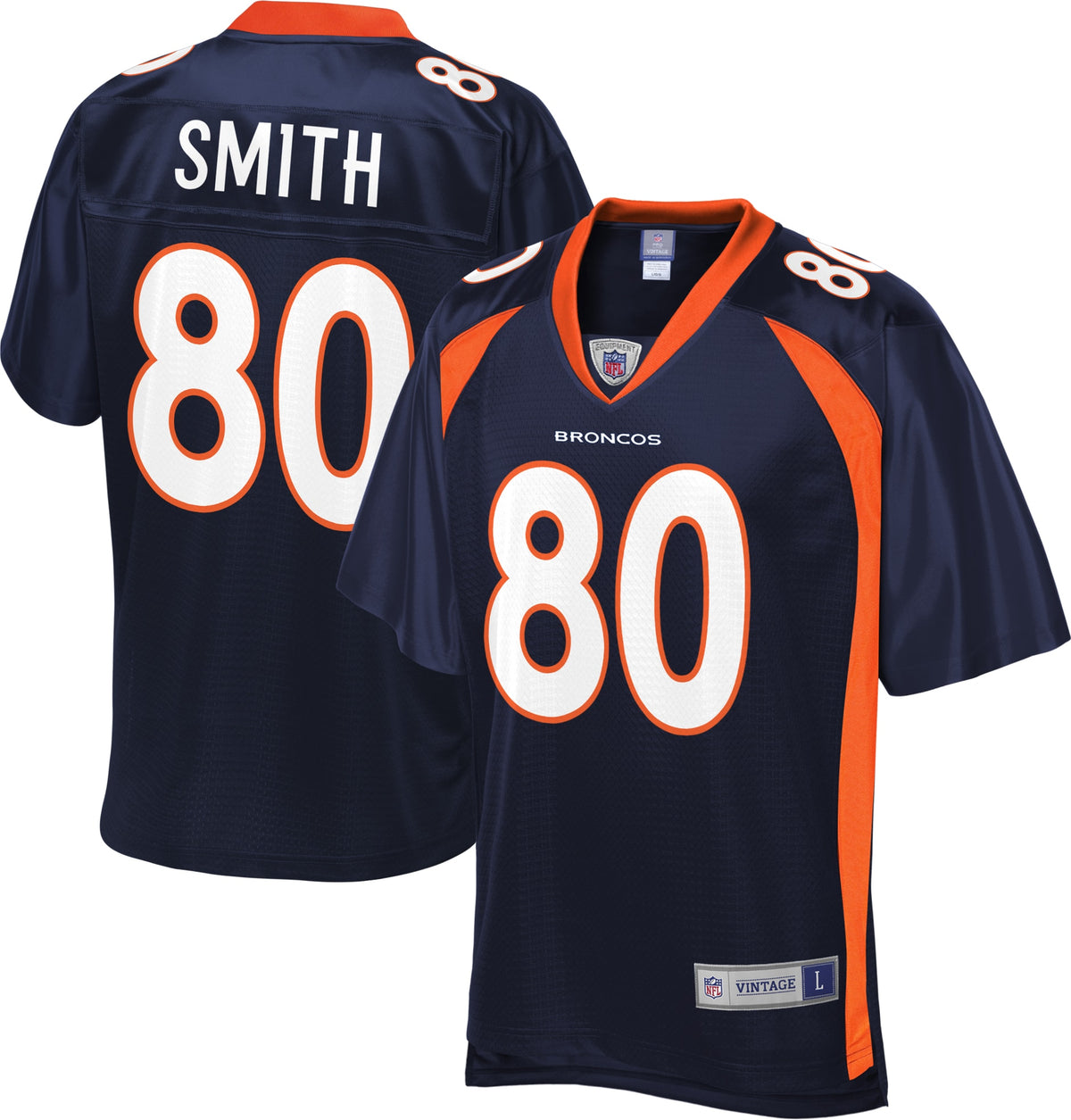 Rod Smith Denver Broncos Nfl Pro Line Retired Team Player Jersey Navy