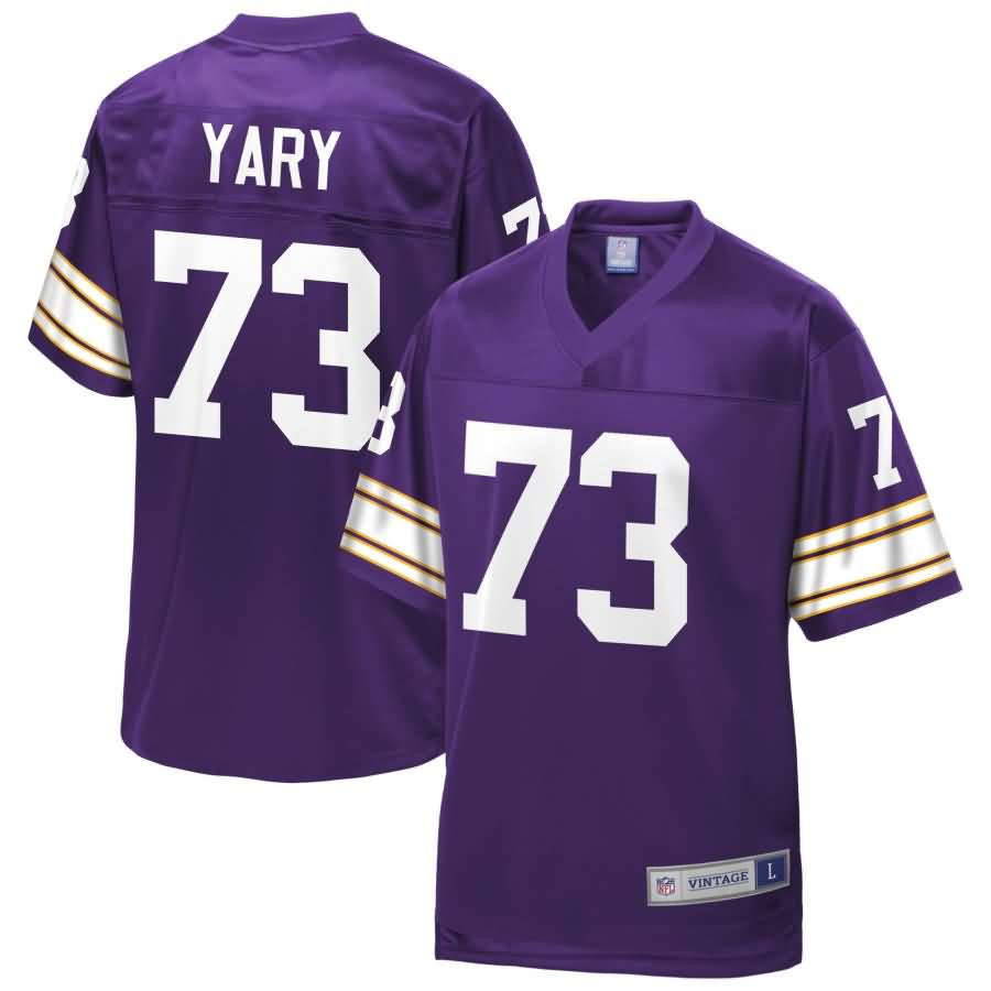 Ron Yary Minnesota Vikings Nfl Pro Line Retired Player Jersey Purple