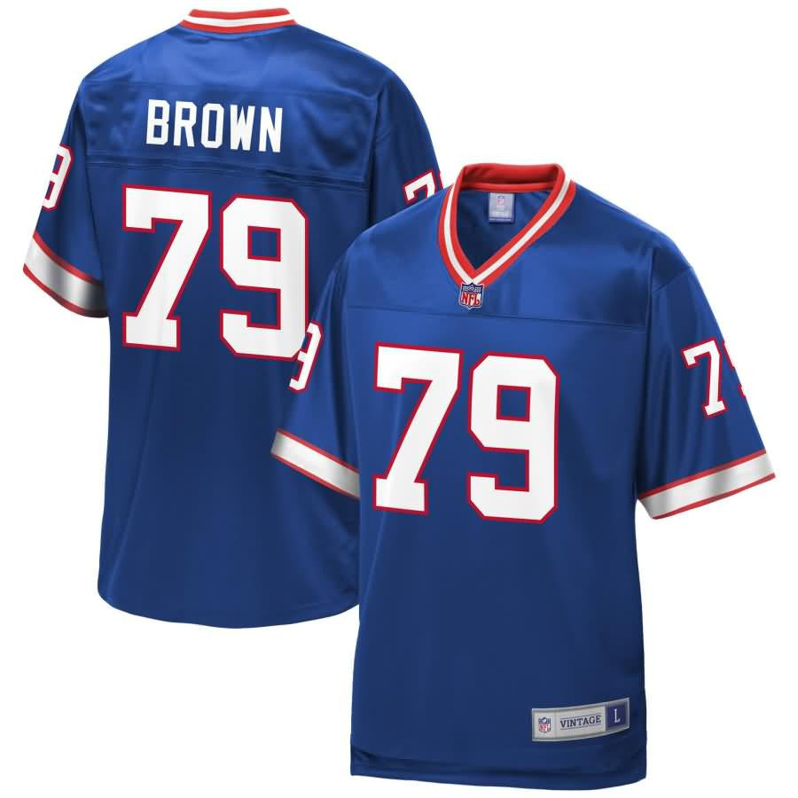 Ruben Brown Buffalo Bills Nfl Pro Line Retired Player Jersey Royal