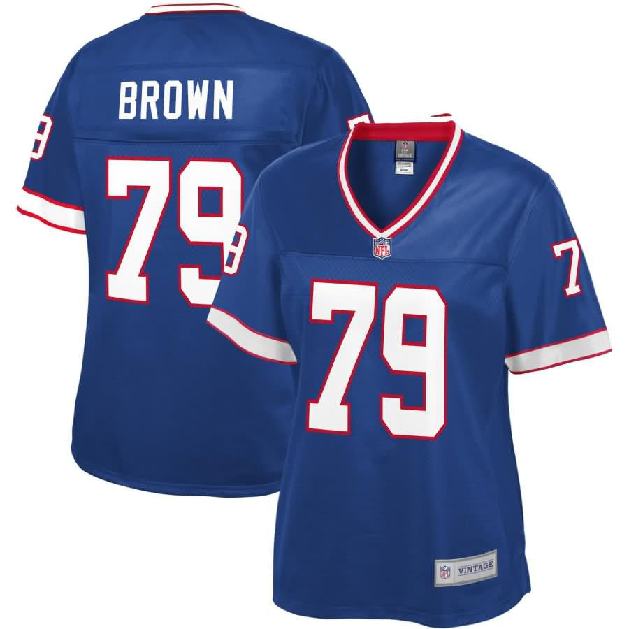 Ruben Brown Buffalo Bills Nfl Pro Line Womens Retired Player Jersey Royal