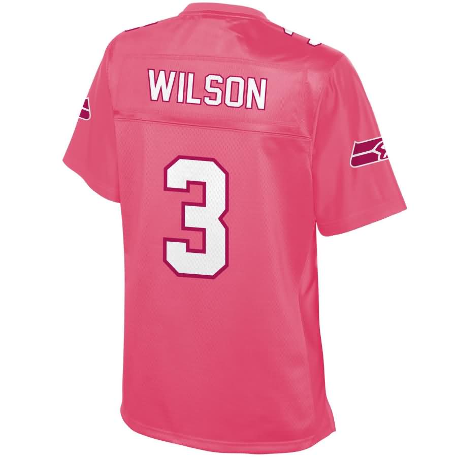 Russell Wilson Seattle Seahawks Nfl Pro Line Womens Fashion Jersey Pink