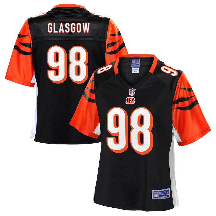 Ryan Glasgow Cincinnati Bengals Nfl Pro Line Womens Player Jersey Black