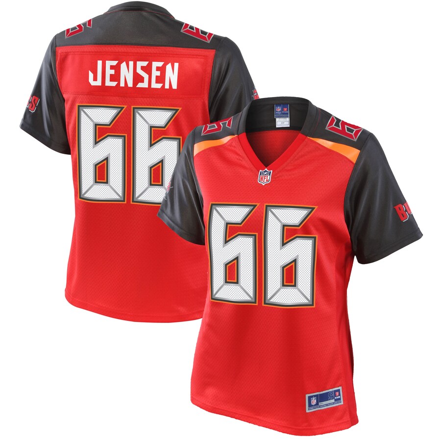 Ryan Jensen Tampa Bay Buccaneers Nfl Pro Line Womens Player Jersey Red