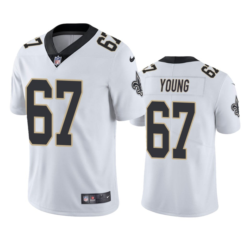 Saints Landon Young Vapor Limited White Jersey Mens