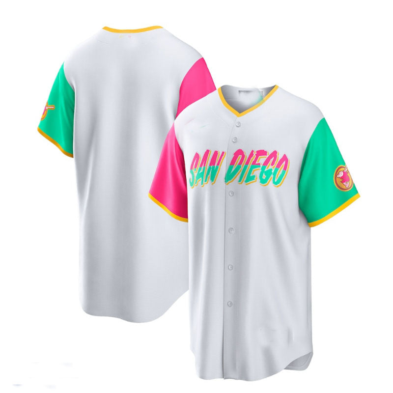 San Diego Padres 2022 City Connect Replica Team Jersey White Baseball Jerseys