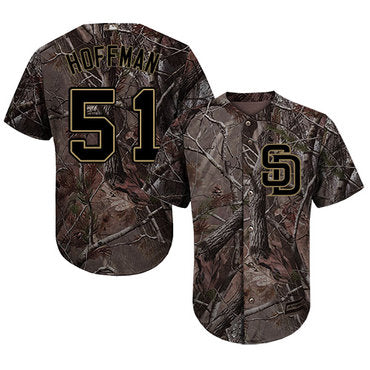 San Diego Padres 51 Trevor Hoffman Camo Realtree Collection Cool Base Stitched Mlb Jersey