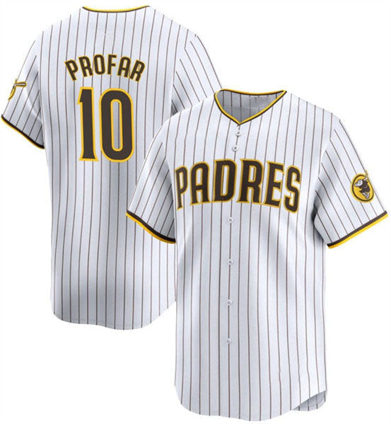 San Diego Padres #10 Jurickson Profar White 2024 Home Limited Baseball Stitched