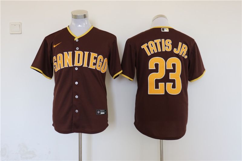 San Diego Padres Fernando Tatis 23 2020 Mlb Brown Jersey
