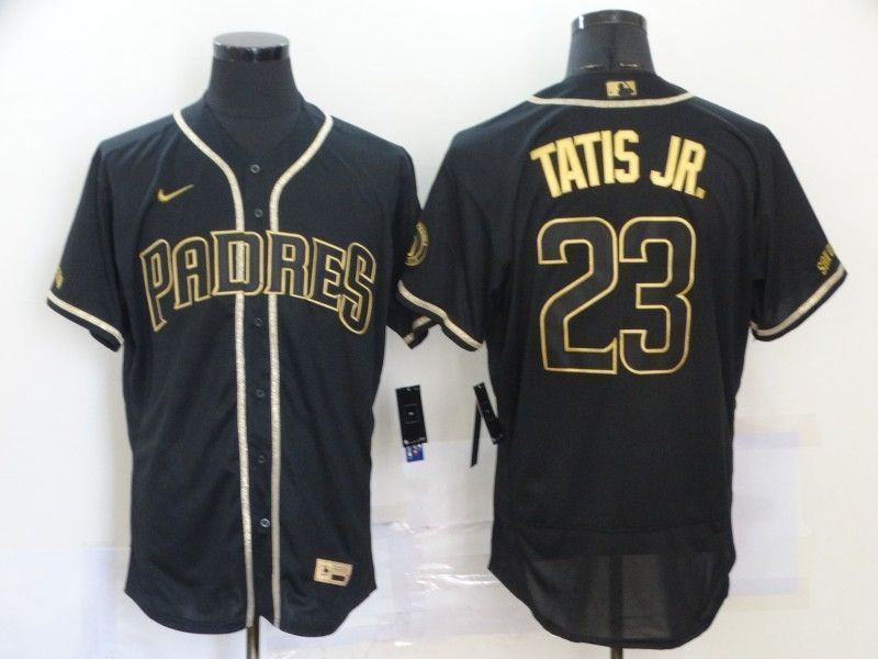 San Diego Padres Fernando Tatis Jr 23 Mlb 2020 Black Jersey