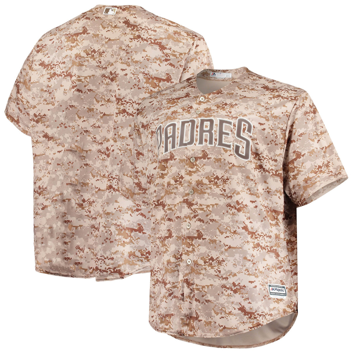 San Diego Padres Majestic Alternate Official Team Jersey Camo