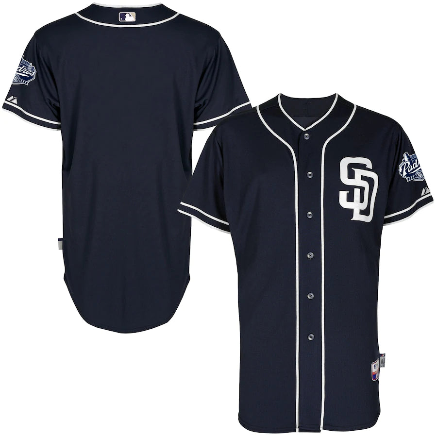 San Diego Padres Majestic Team Authentic Jersey Navy