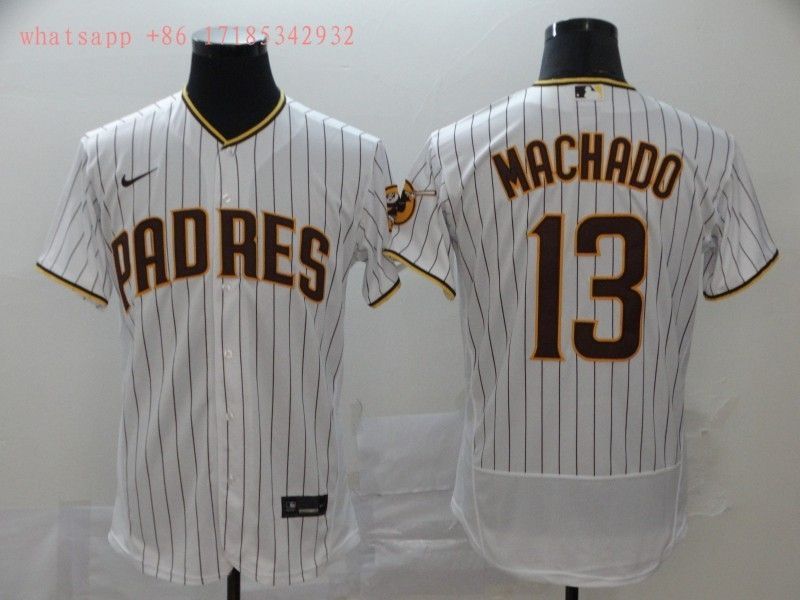 San Diego Padres Manny Machado 13 2020 Mlb White Jersey