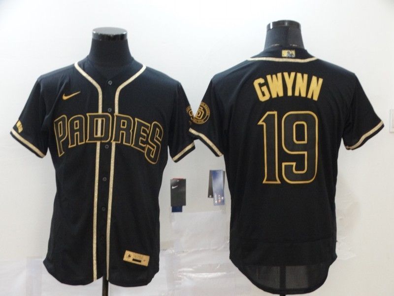 San Diego Padres Tonny Gwynn 19 Mlb 2020 Black Jersey