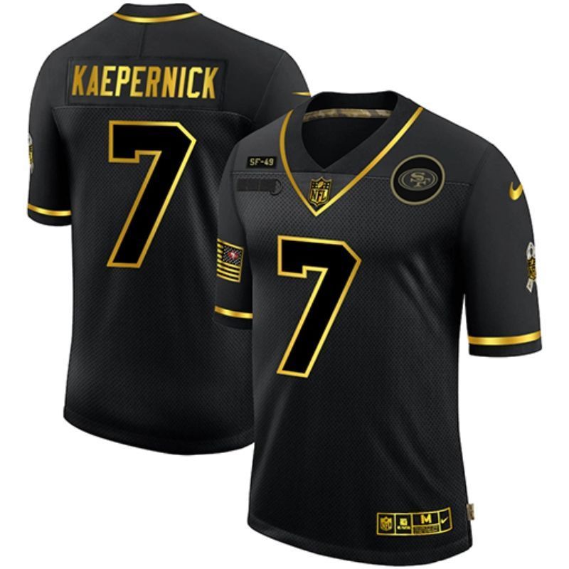 San Francisco 49ers Colin Kaepernick 7 Nfl 2020 Black Jersey