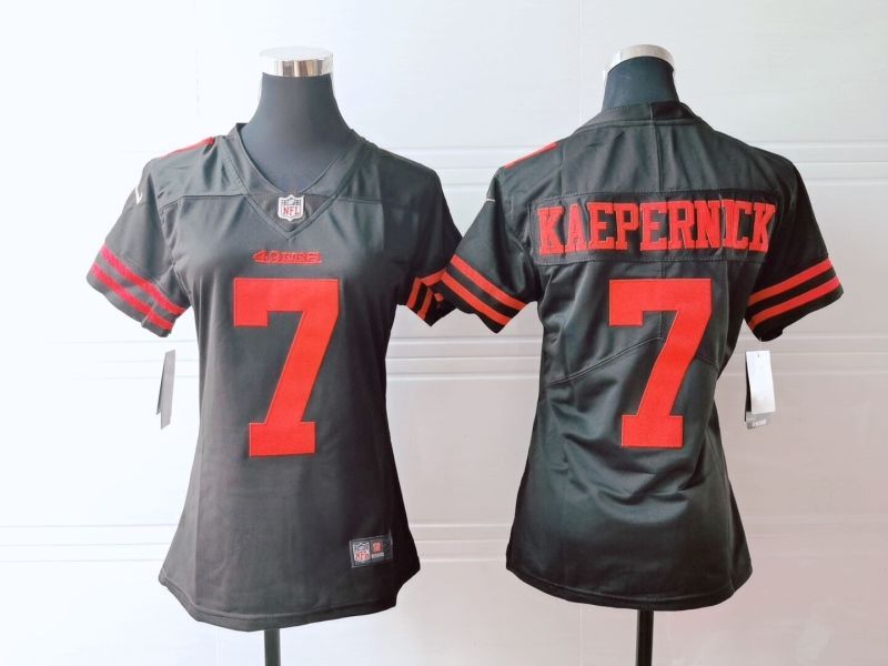 San Francisco 49ers Colin Kaepernick 7 Nfl 2020 Dark Brown Womens Jersey
