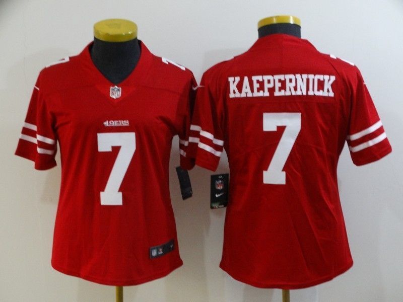 San Francisco 49ers Colin Kaepernick 7 Nfl 2020 Garnet Womens Jersey