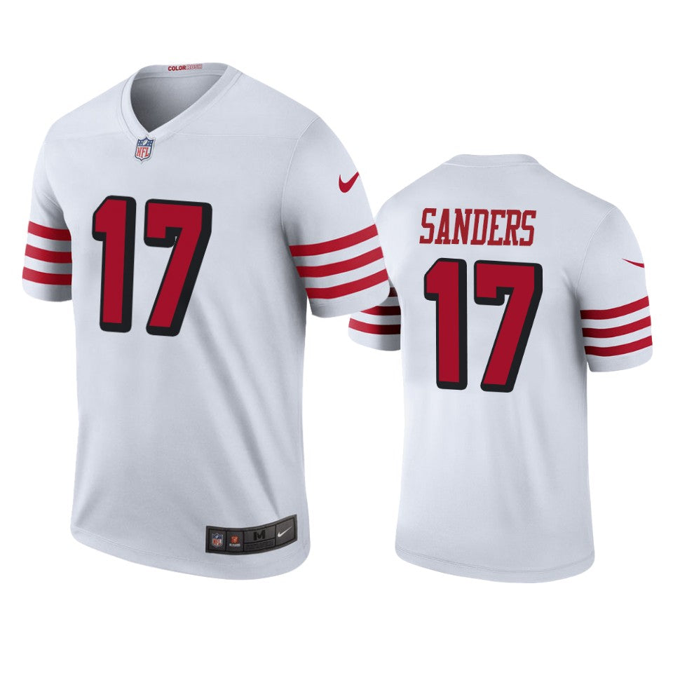 San Francisco 49ers Emmanuel Sanders White Color Rush Legend Jersey