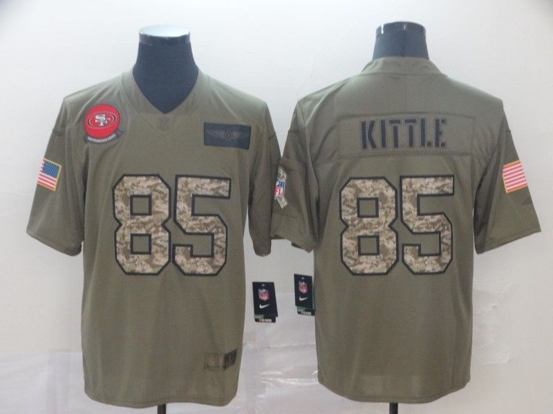 San Francisco 49ers George Kittle 85 2020 Nfl Camo Jersey Jersey