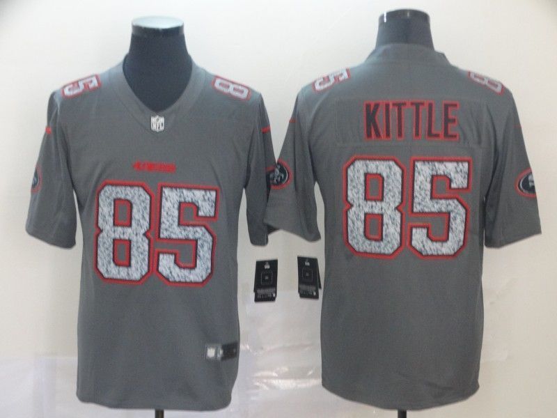 San Francisco 49ers George Kittle 85 2020 Nfl Grey Jersey Jersey