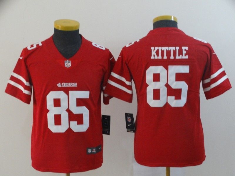 San Francisco 49ers George Kittle 85 2020 Nfl Red Jersey Jersey