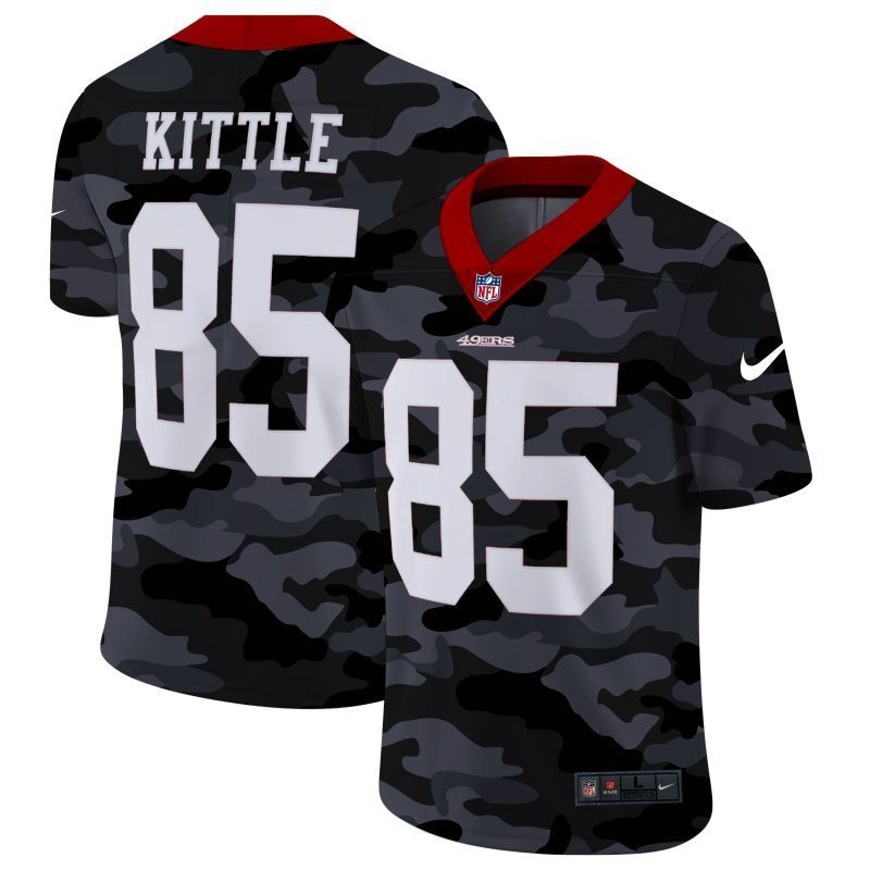 San Francisco 49ers George Kittle 85 Nfl 2020 Camo Jersey