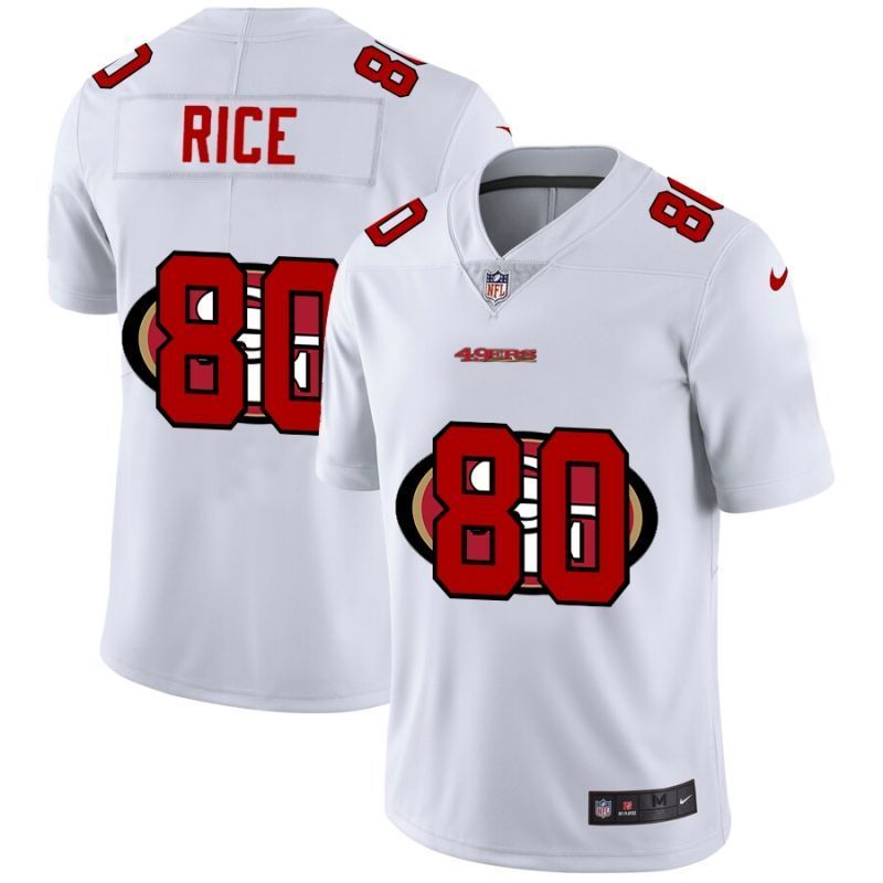 San Francisco 49ers Jerry Rice 80 Nfl 2020 White Jersey
