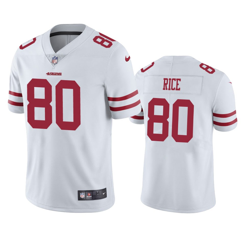 San Francisco 49ers Jerry Rice White Vapor Limited Jersey