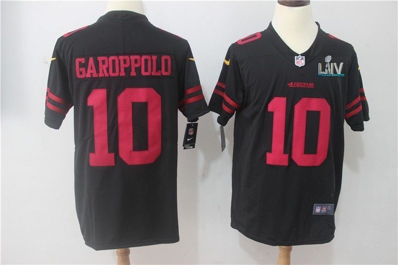 San Francisco 49ers Jimmy Garoppolo 10 2020 Nfl Black Jersey Jersey