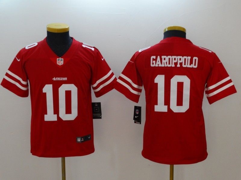 San Francisco 49ers Jimmy Garoppolo 10 2020 Nfl Red Jersey Jersey
