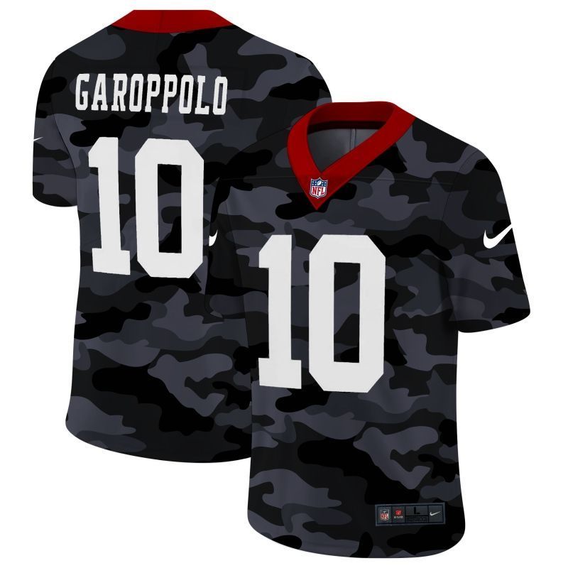 San Francisco 49ers Jimmy Garoppolo 10 Nfl 2020 Camo Jersey
