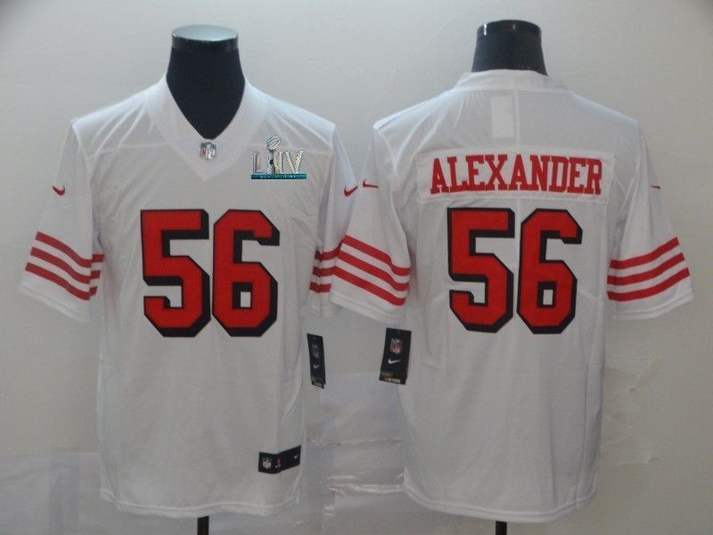 San Francisco 49ers Kwon Alexander 56 2020 Nfl White Jersey Jersey