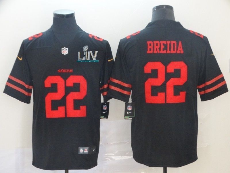 San Francisco 49ers Matt Breida 22 2020 Nfl Black Jersey Jersey