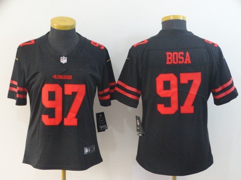 San Francisco 49ers Nick Bosa 97 2020 Nfl Black Womens Jersey Jersey